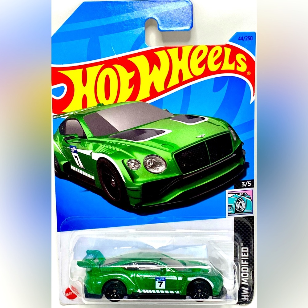 ✅ 🚗 4/$20 🚗 HOT WHEELS 3/5 HW MODIFIED 2018 BENTLEY CONTINENTAL GT3 #44/250